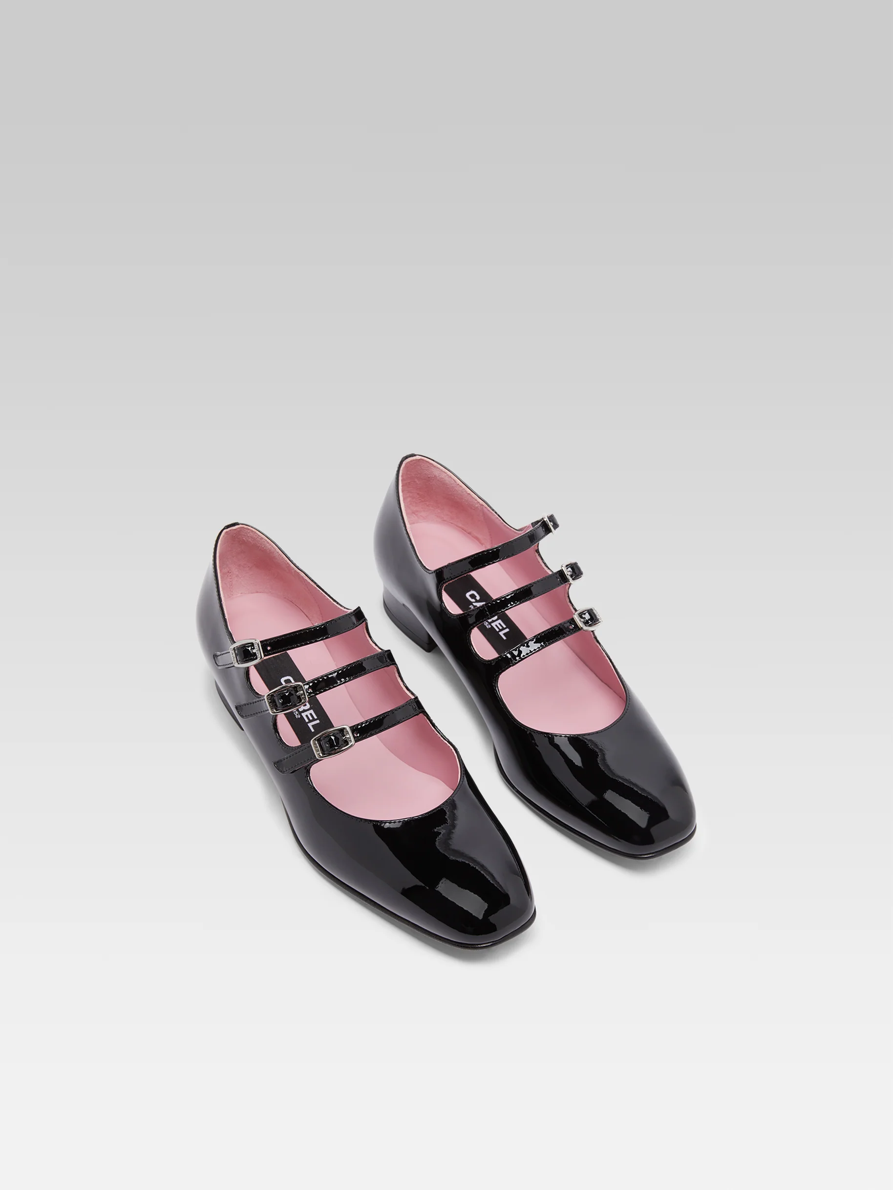Ariana - Ballerines babies cuir verni noir - Image 3