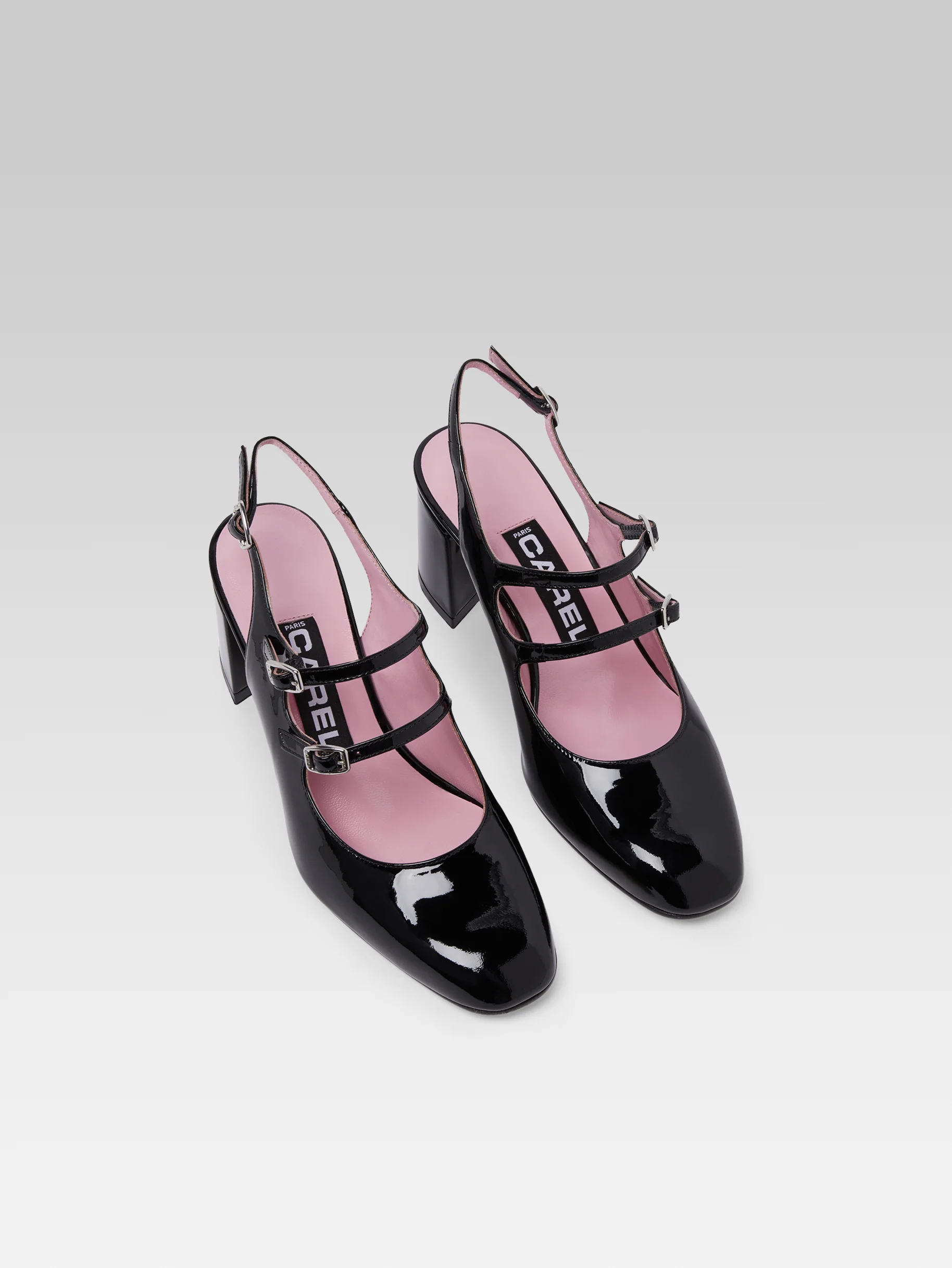 Banana - Babies slingback cuir verni noir - Image 5