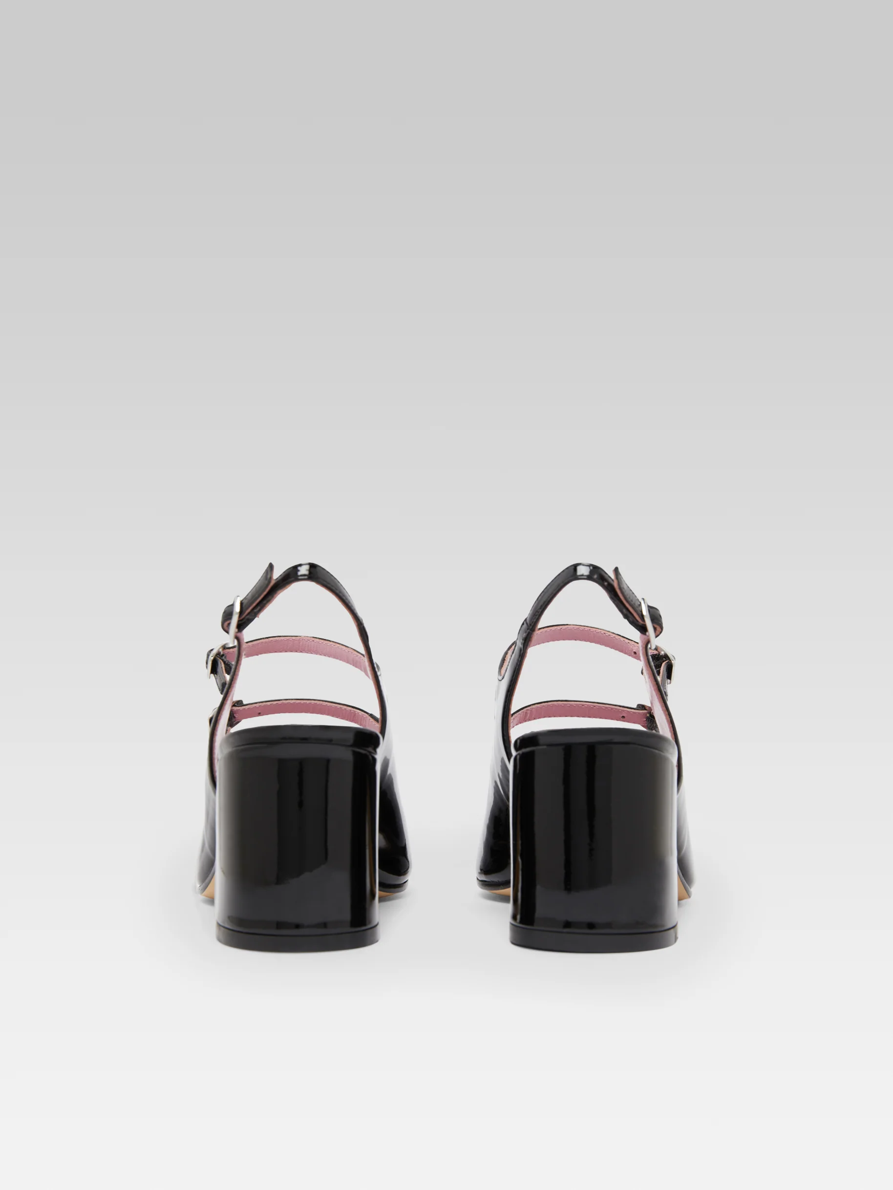 Banana - Babies slingback cuir verni noir - Image 7