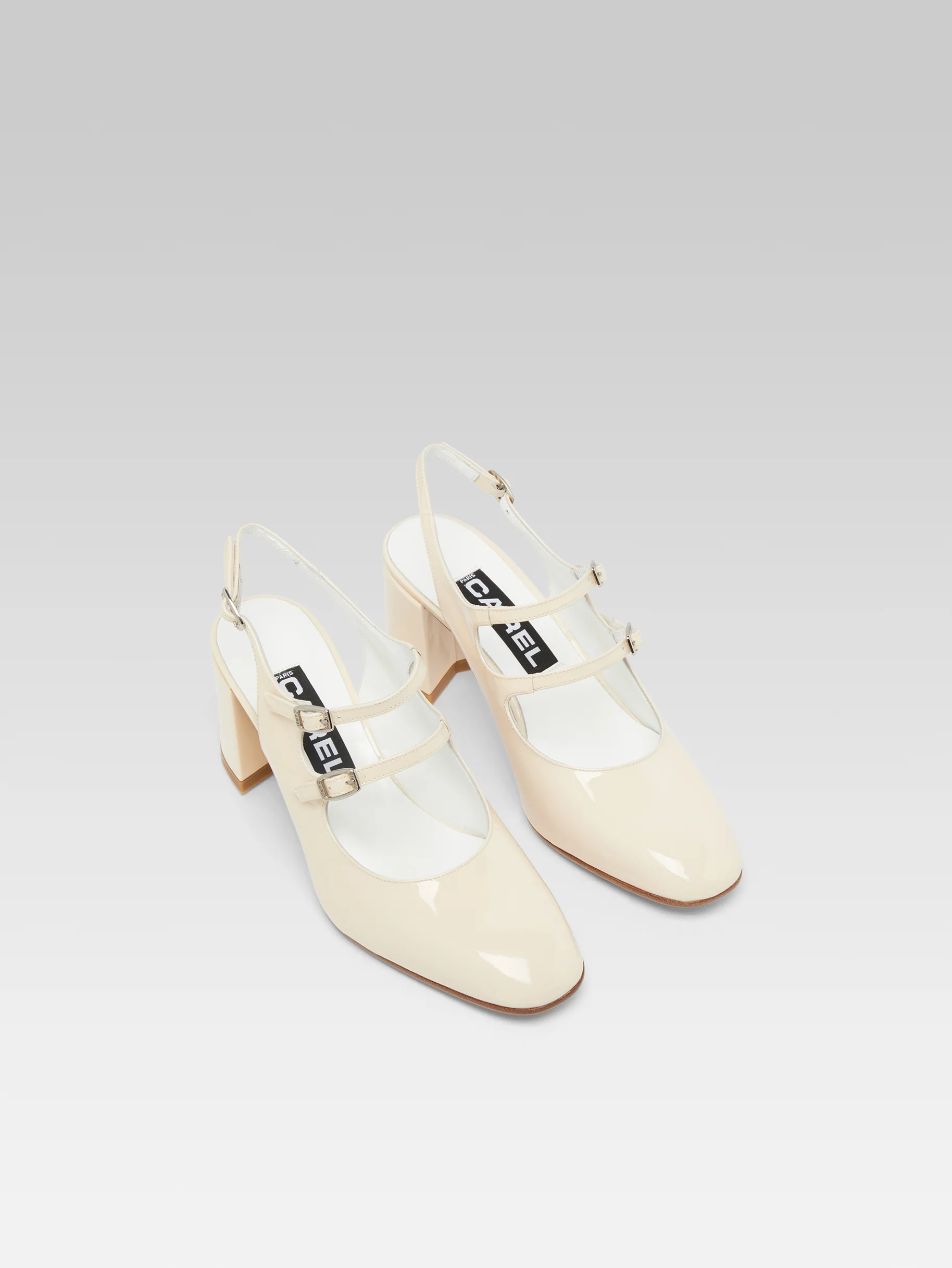 Banana - Babies slingback cuir verni nude - Image 4