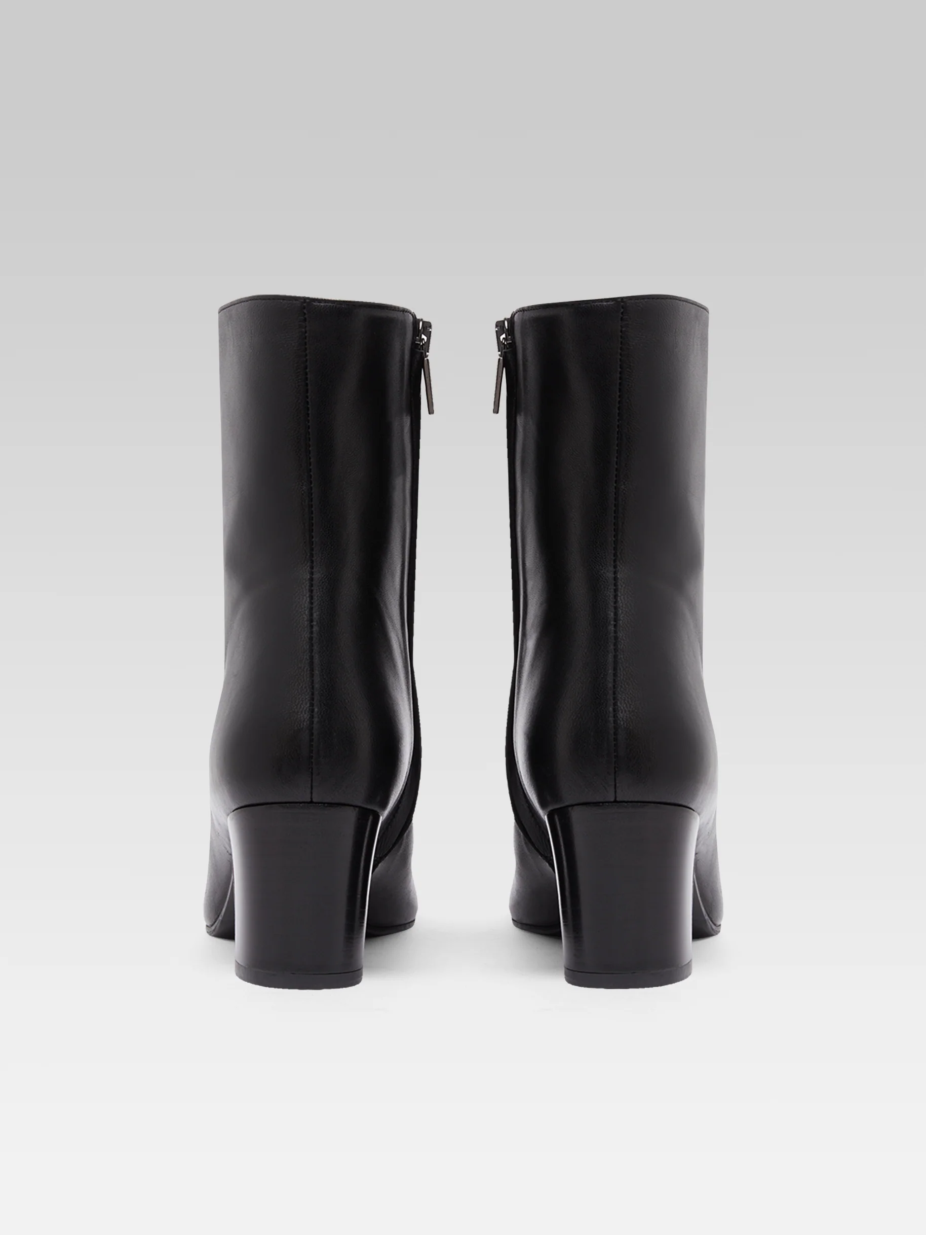 Colette - Bottines à lacets cuir noir - Image 7