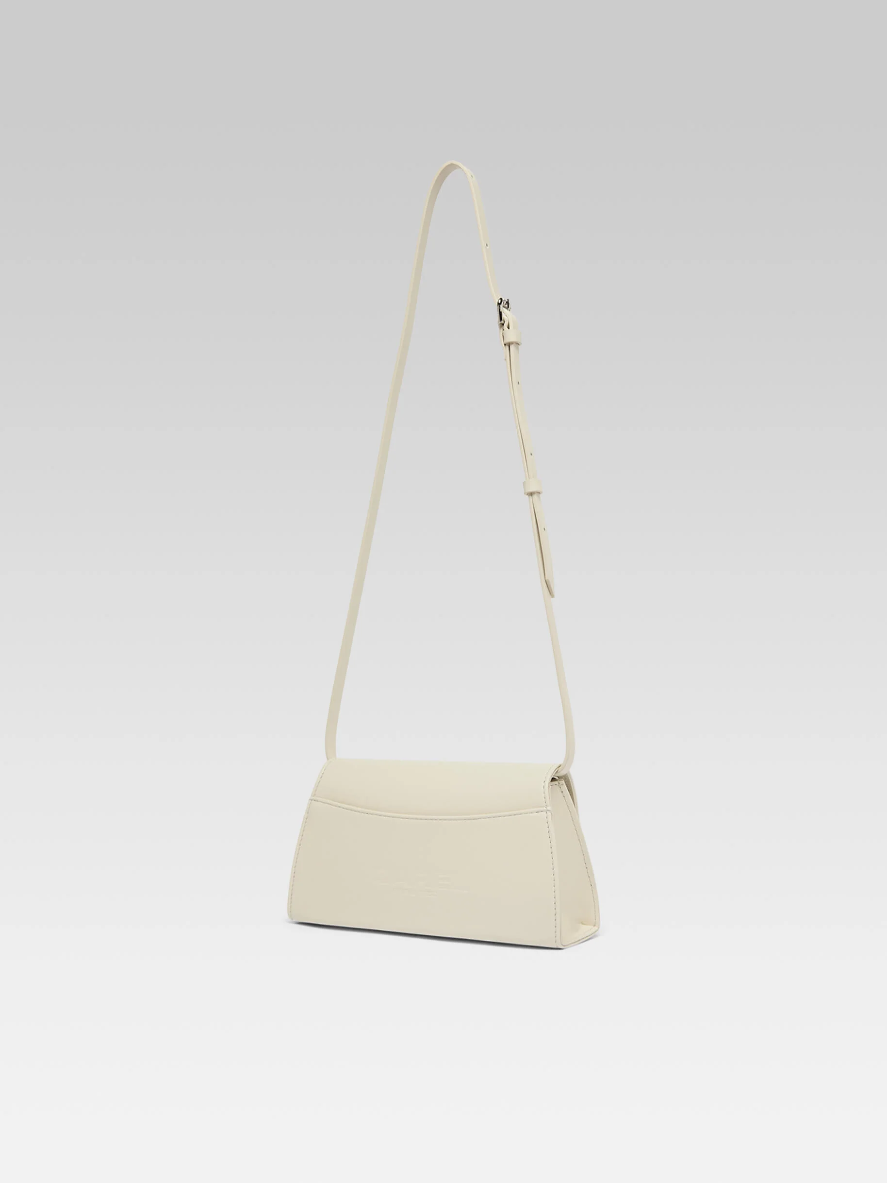 Elysee - Sac épaule cuir ivoire - Image 5