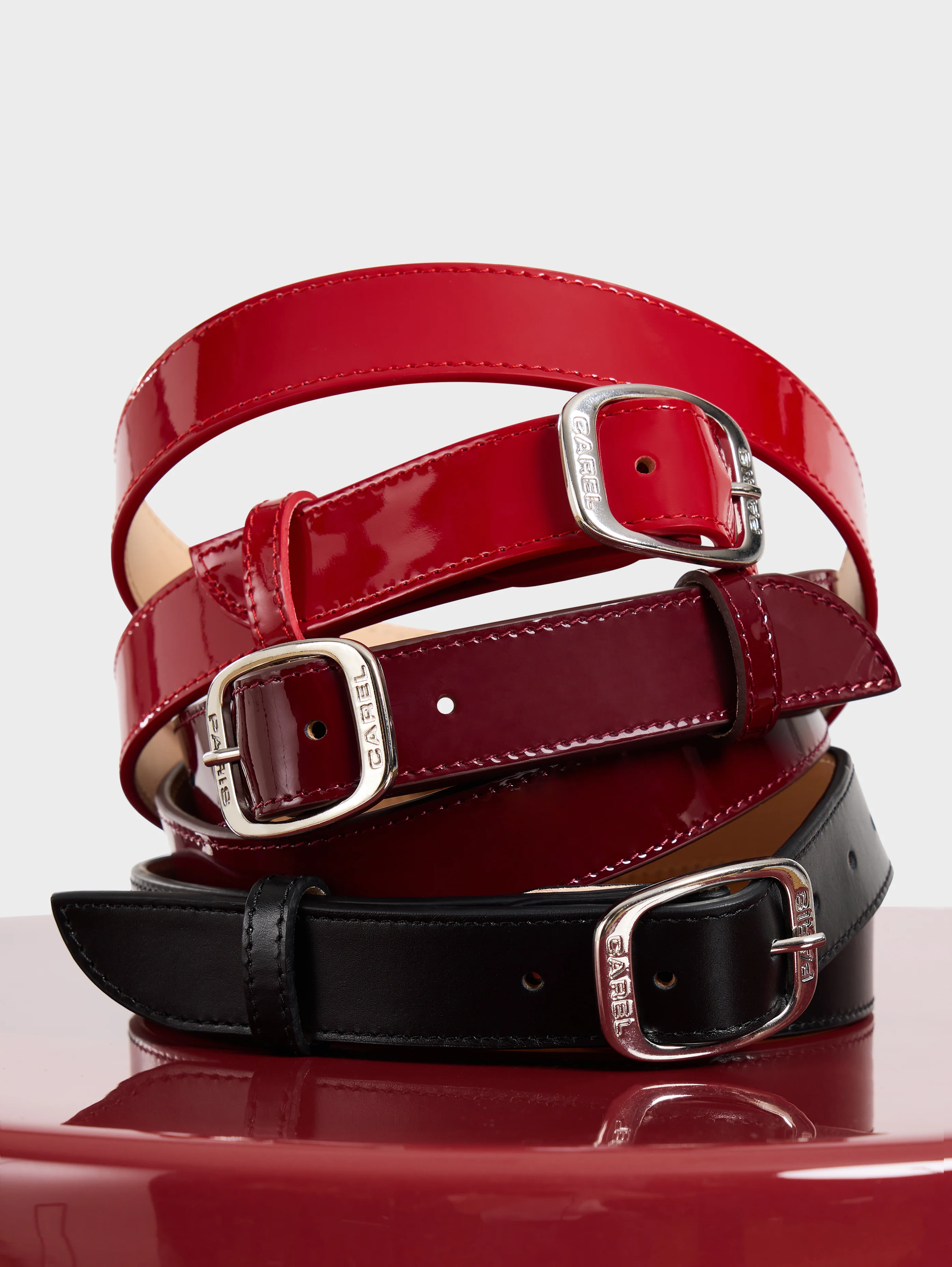 Jeanette - Ceinture cuir noir - Image 3