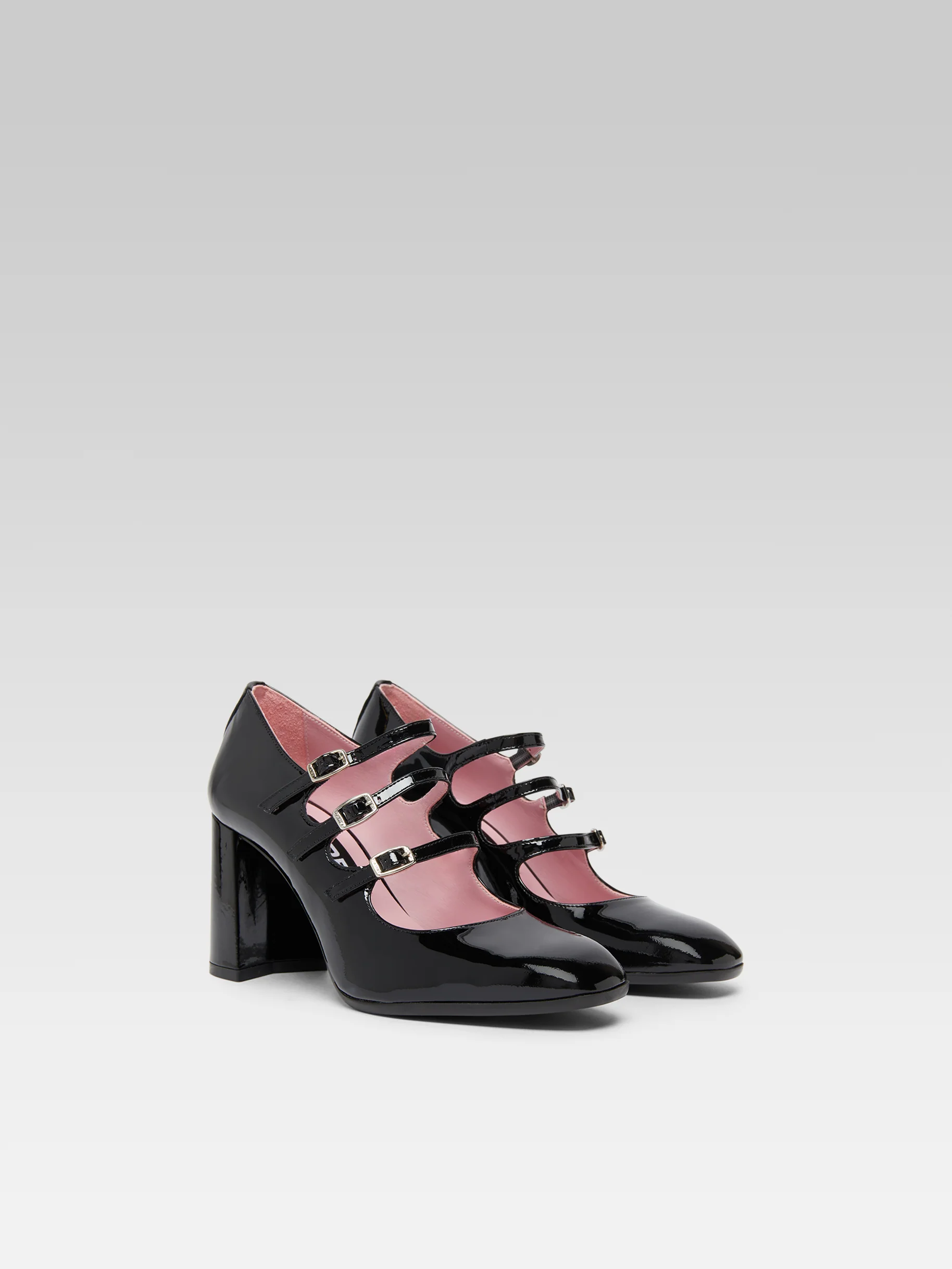 Keel - Escarpins babies cuir verni noir - Image 3