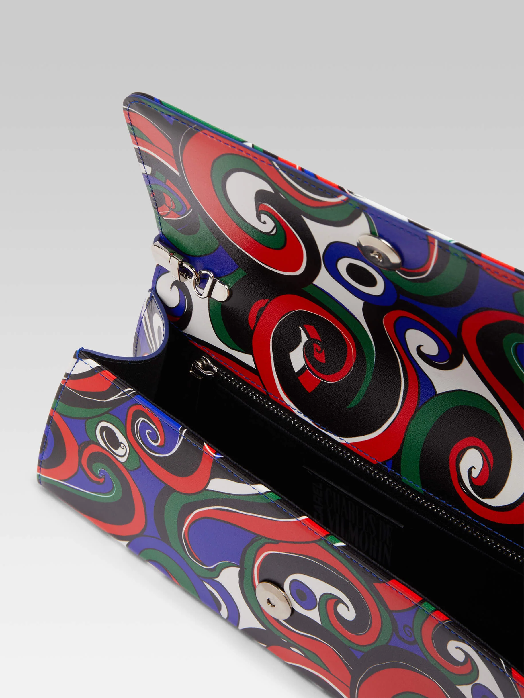 Madeleine - Sac cuir imprimé multicolore - Image 4
