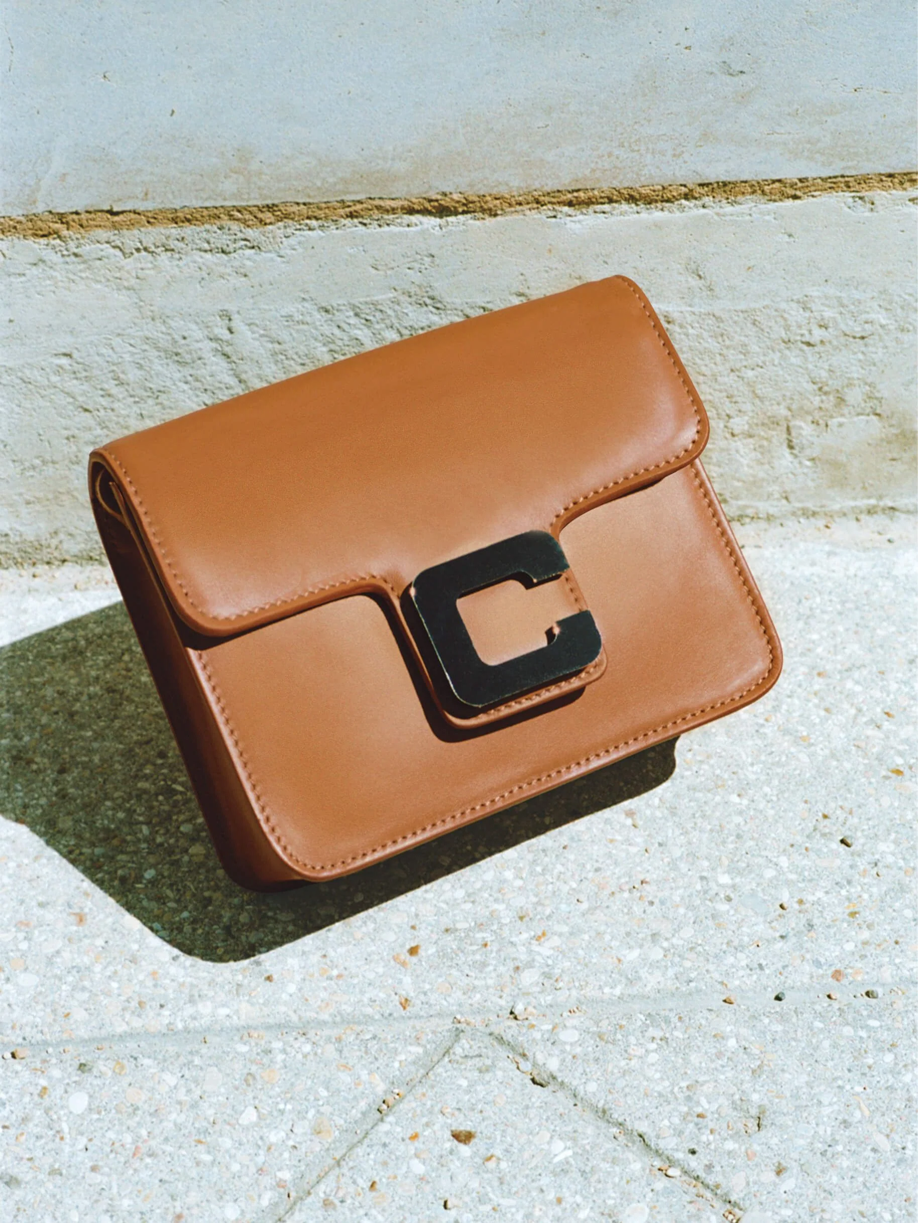 Mini Sorbonne - Sac cuir camel - Image 3