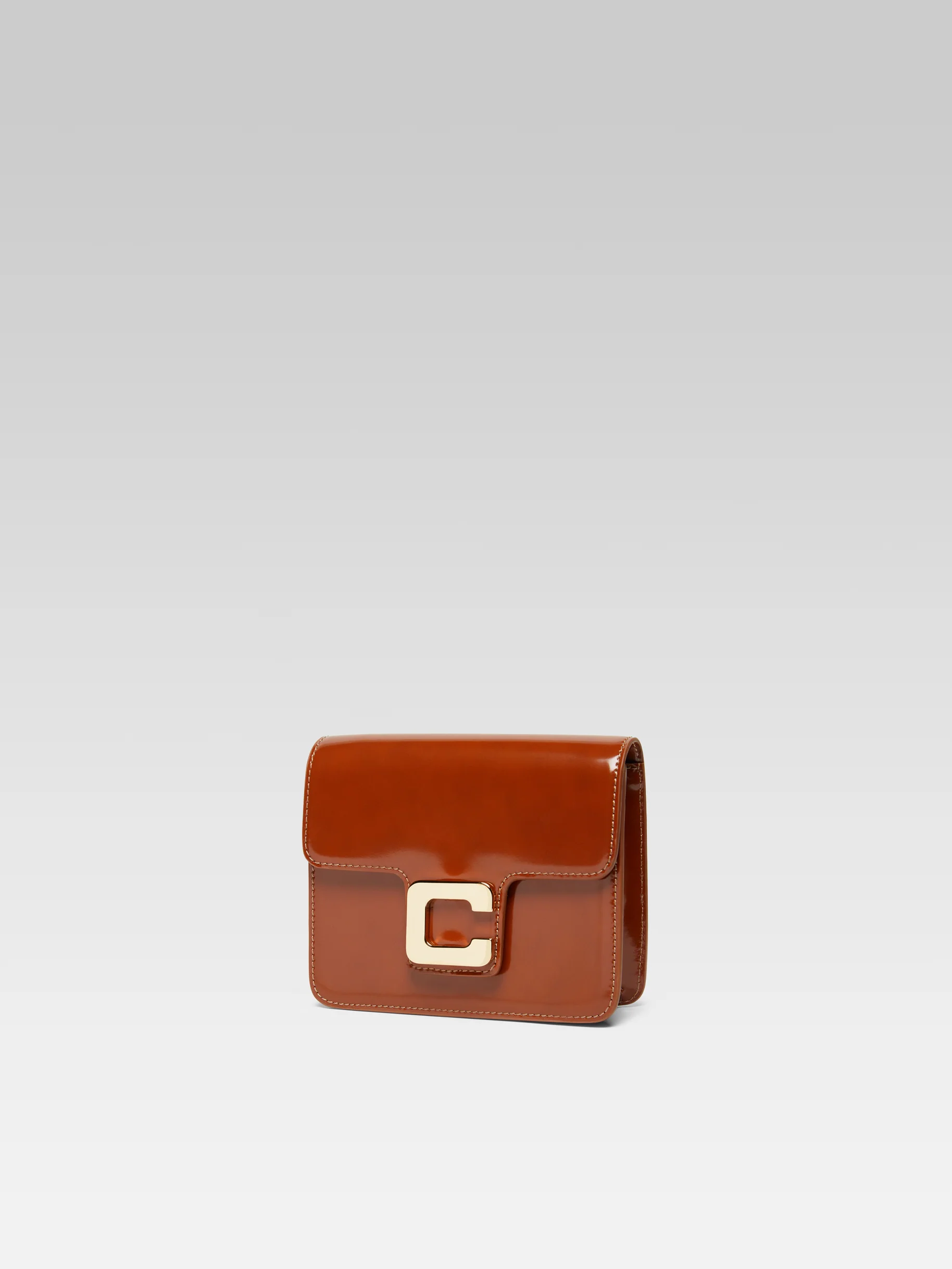 Mini Sorbonne - Sac cuir glacé cognac - Image 4