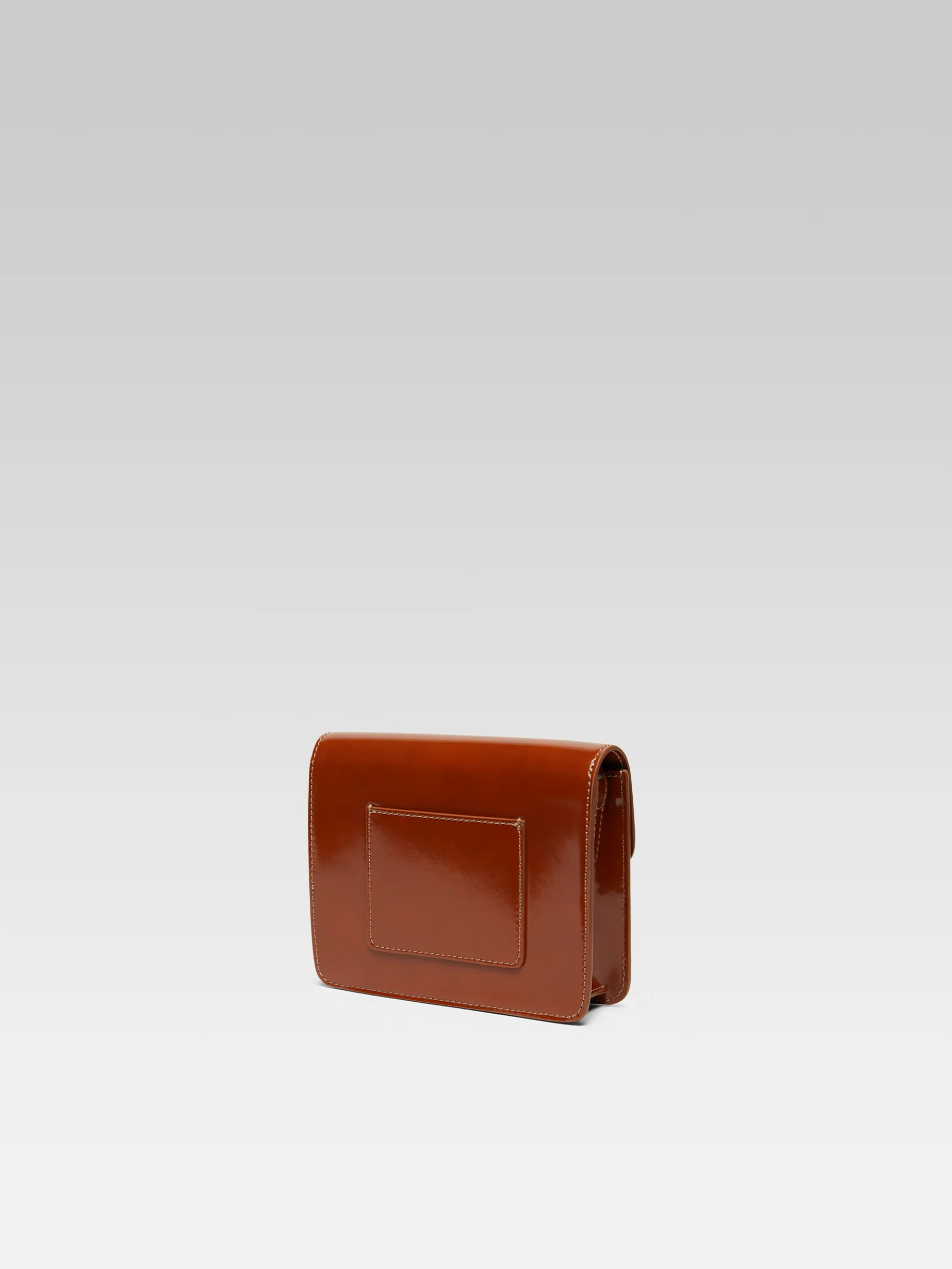 Mini Sorbonne - Sac cuir glacé cognac - Image 5