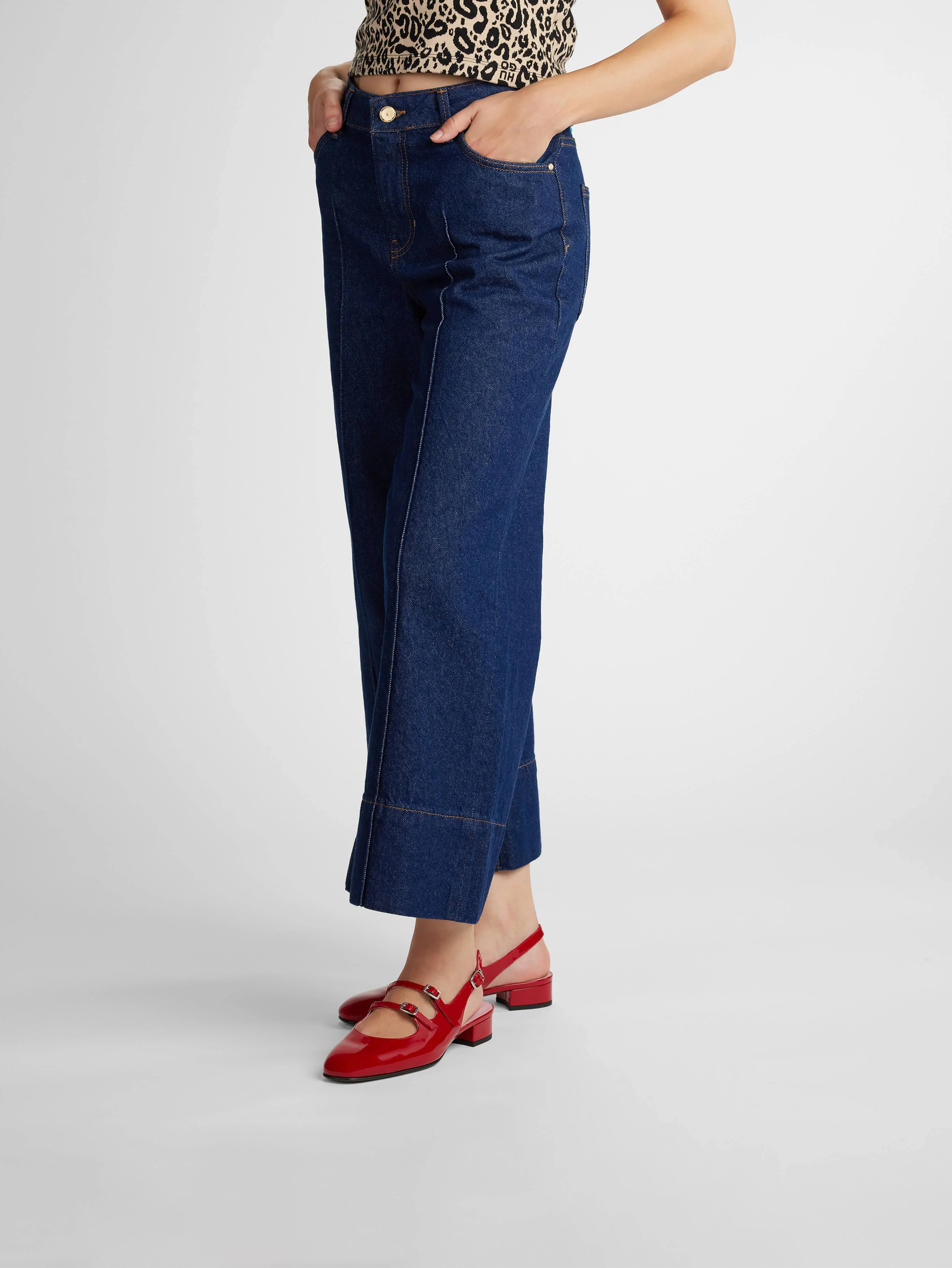 Peche - Babies slingback cuir verni rouge - Image 5