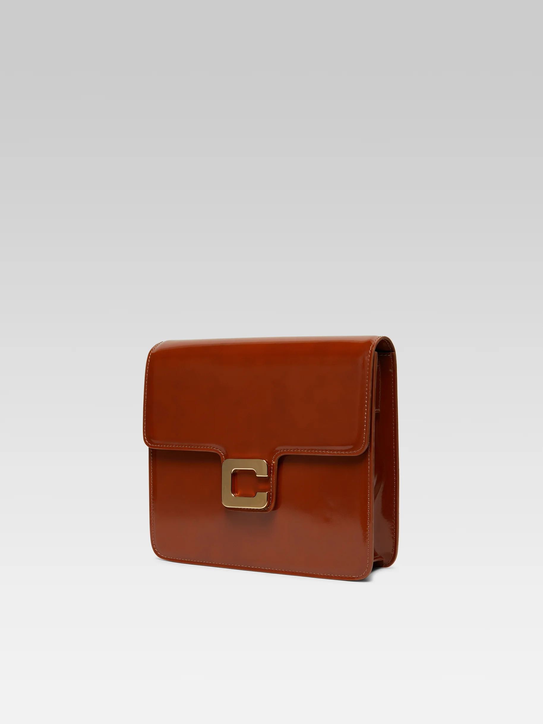 Sorbonne - Sac cuir glacé cognac - Image 3